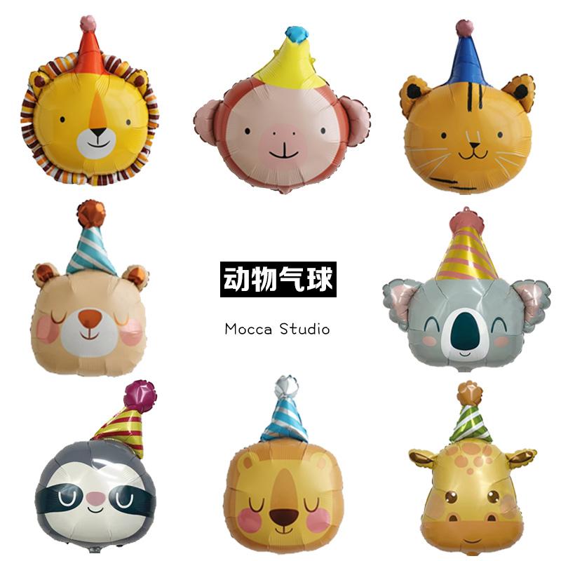 卡通宝宝儿童动物新款派对生日帽
