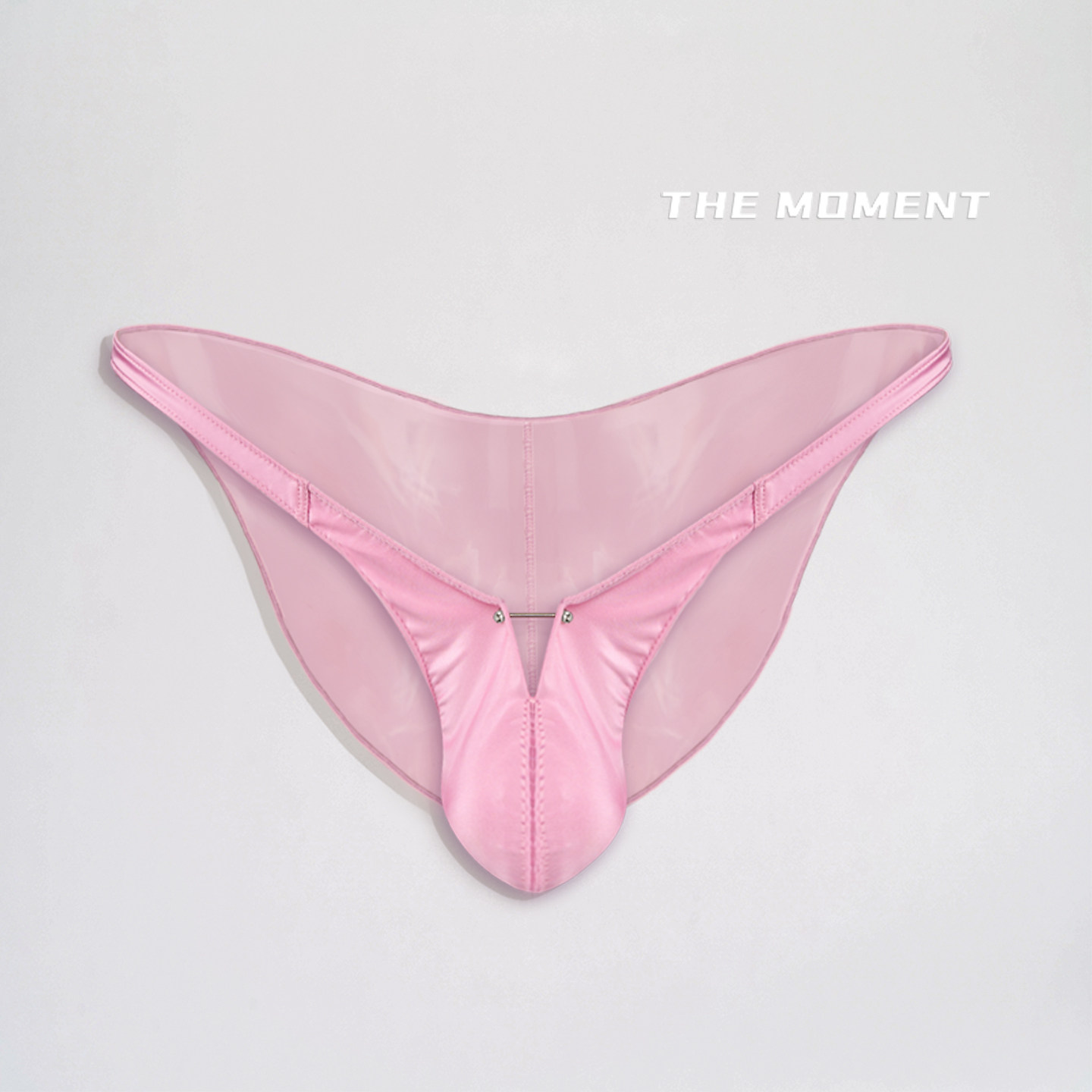 原创深V仿直杆乳钉店夜低腰丁字裤情三角色设计师款25新款男士