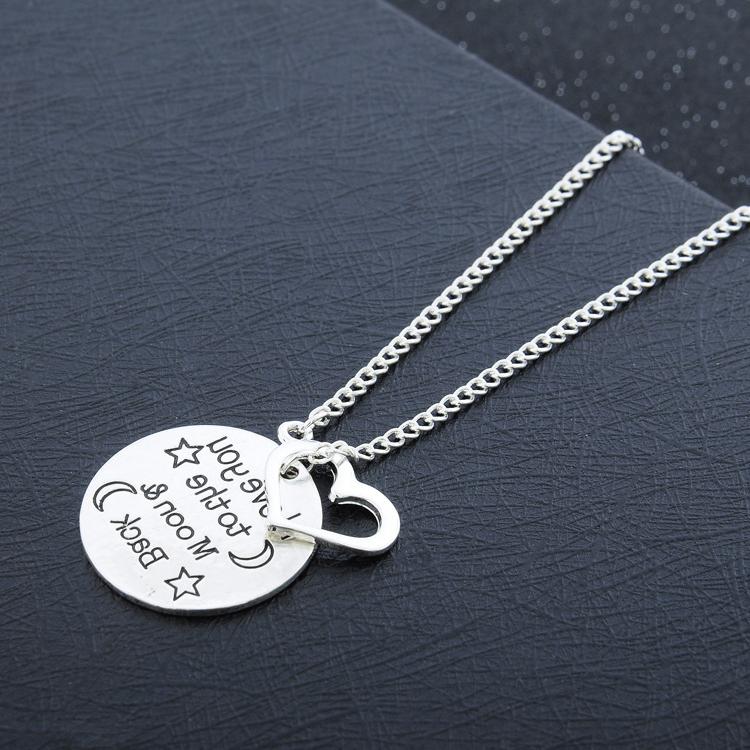 WISH热销欧美流行字母I love you to MoonBack爱心项链|ruв категории Украшения,ювелирные изделия, ожерелье - от Buy2taobao.com для оказания профессиональной услуги покупки агента Taobao
