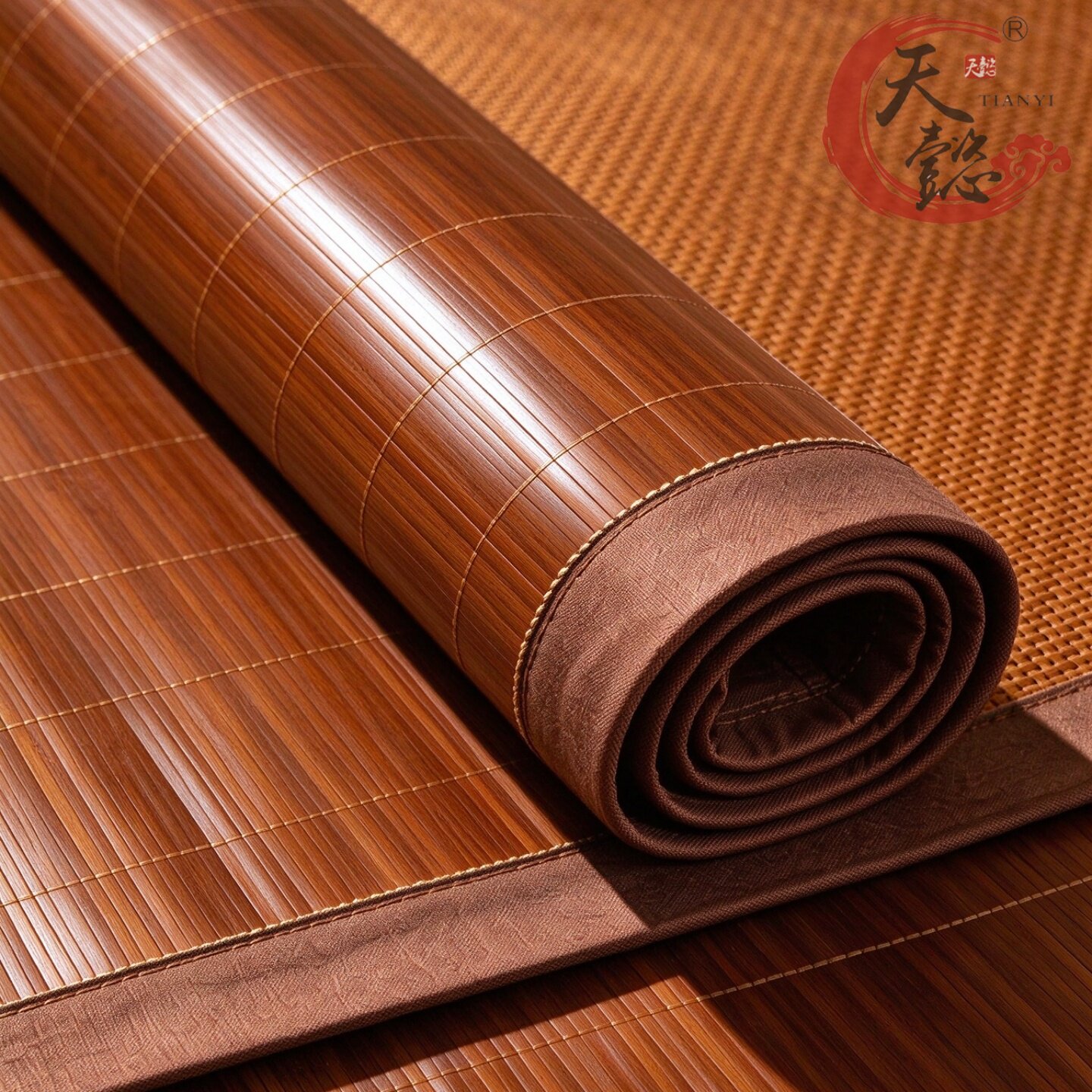 天懿超厚直筒!竹席光滑平整耐用