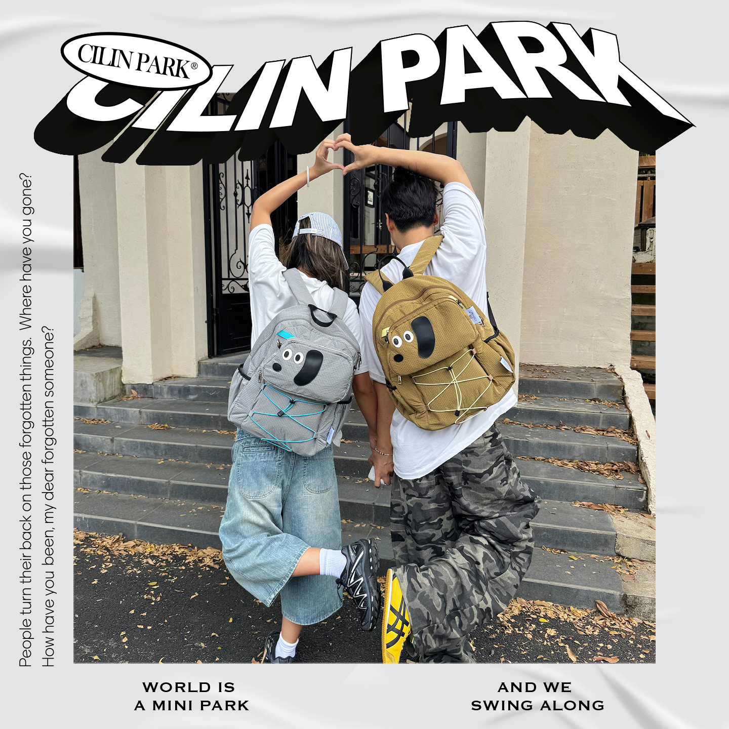 CILINPARK可拆卸双用机能风腊肠狗双肩包18L校园可爱旅行通勤