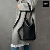 新款 真皮牛皮两用大容量水桶包托特包手提单肩斜挎复古休闲通勤女