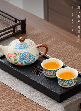 陶瓷功夫茶具小套装酒店民宿