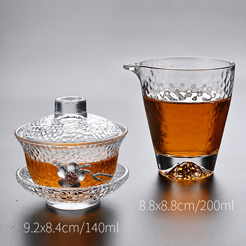 玻璃套装加厚透明手工功夫茶具