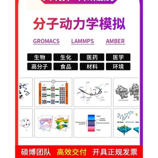 代算 Gromacs amber lammps 分子动力学 模拟 MD MC 分子对接模拟