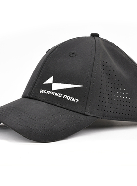 Warping Point翘曲点匹克球运动帽棒球帽网球训练比赛专用黑色款