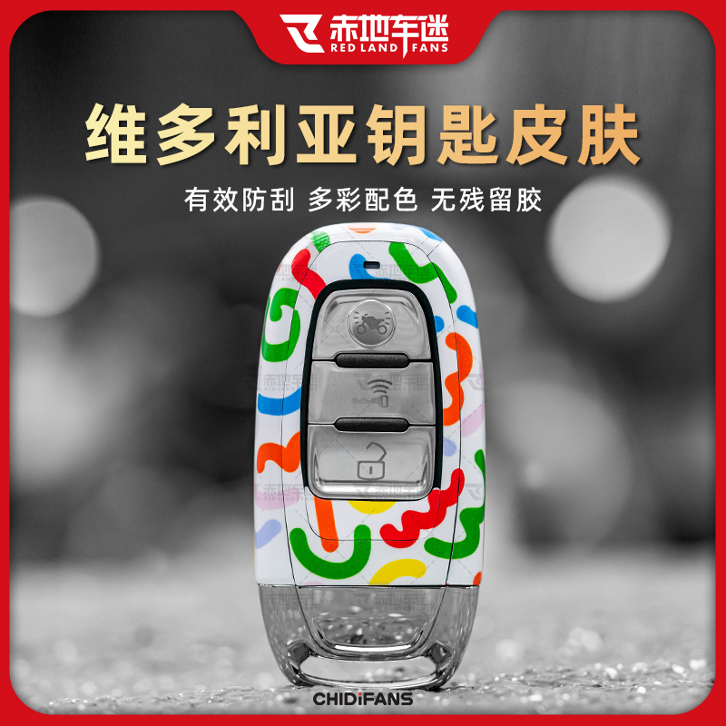 钥匙小贴纸24款维多利亚新客立减