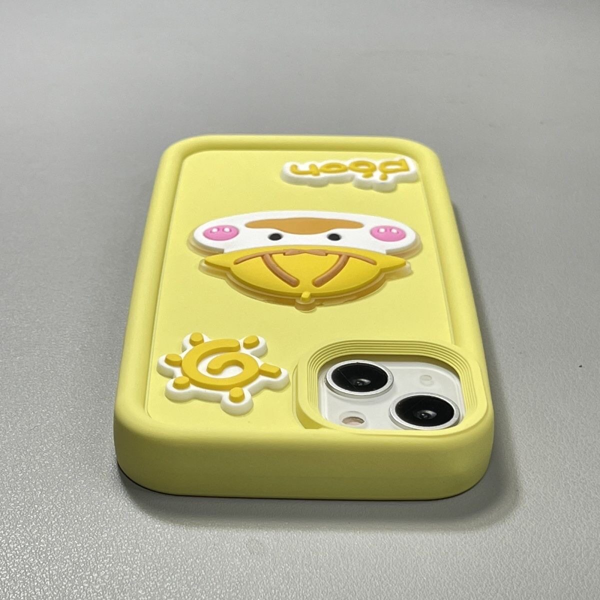 奶黄色立体可爱太阳鸭适用iPhone13手机壳苹果14promax网红XR卡通女款11网红12pro全包14plus保护套XSMAX防摔属于什么档次？