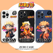 火影忍者iphone14promax苹果13pro手机壳适用12女11男xsmax日系x动漫xr鸣人7九尾8plus查克拉15卡通创意mini6