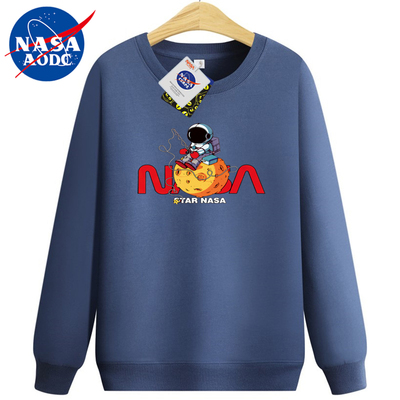 小熊印花宽松春秋情侣外套