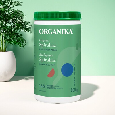 现货 加拿大 ORGANIKA 有机螺旋藻 缓解压力 免疫改善 平衡血糖