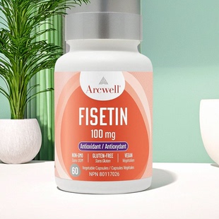 加拿大 Arcwell Fisetin 100mg非瑟酮漆黄素 大脑健康 天然类黄酮