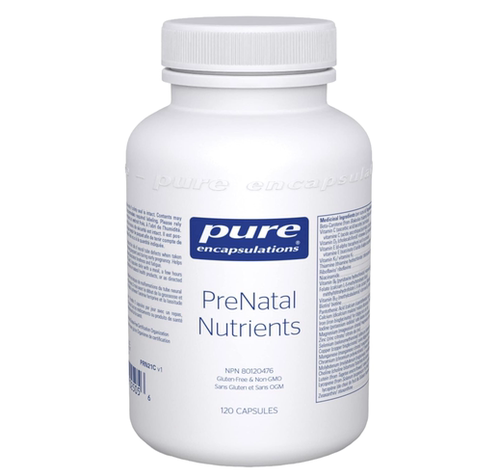 加拿大 Pure 倍宜 Prenatal Nutrients 孕期营养胶囊120粒 无麸质