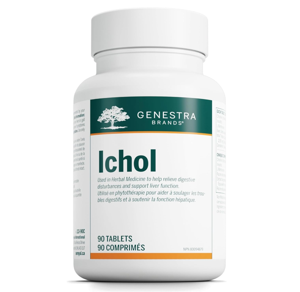 加拿大 Genestra Ichol Plus 胆碱 脂肪代谢 健康消化配方 水飞蓟