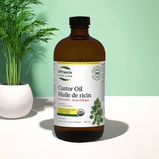加拿大 St. Francis Castor Oil 有机蓖麻油 皮肤头发护理 冷榨油