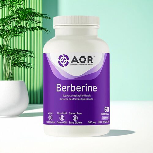 加拿大 AOR Berberine 小檗碱 心血管呵护 健康脂质水平 体重减轻