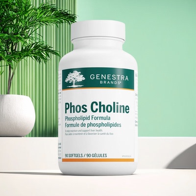 现货加拿大 Genestra Phos Choline 磷脂酰胆碱 防止肝脏脂质积累