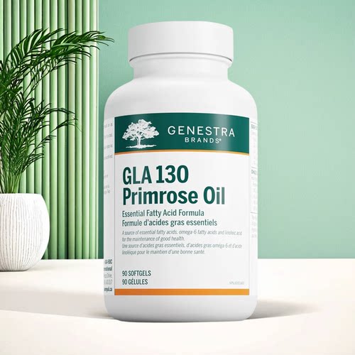 加拿大Genestra GLA 130 Primrose月见草油 亚麻酸 肌肤弹性