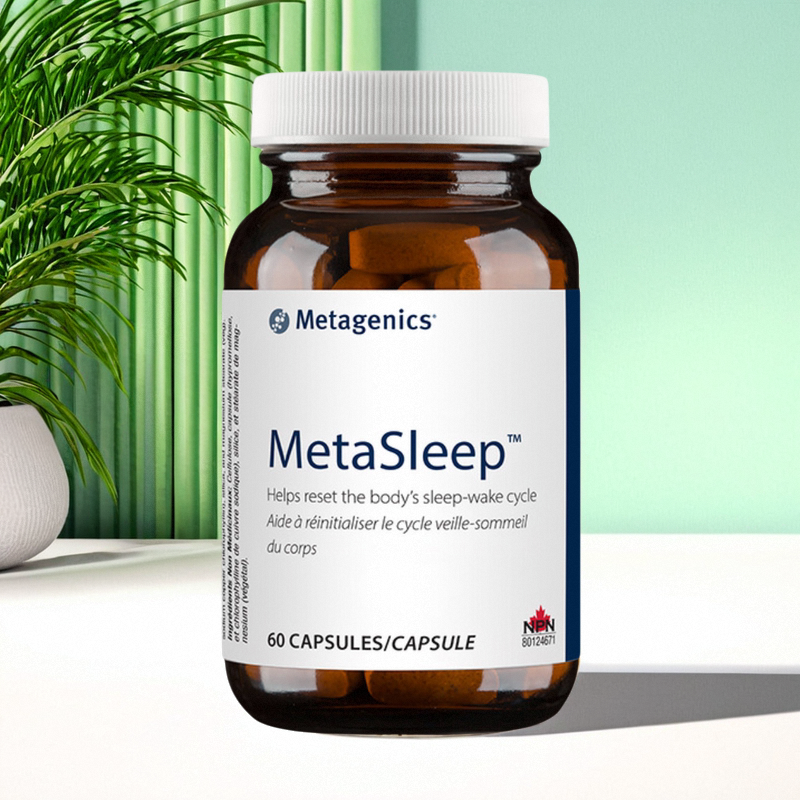 加拿大Metagenics 麦特金尼斯MetaSleep 助眠缓释褪黑素 缓解压力