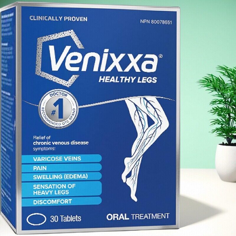 加拿大 Venixxa Healthy Legs 腿部健康 减轻肿胀 血液循环支持