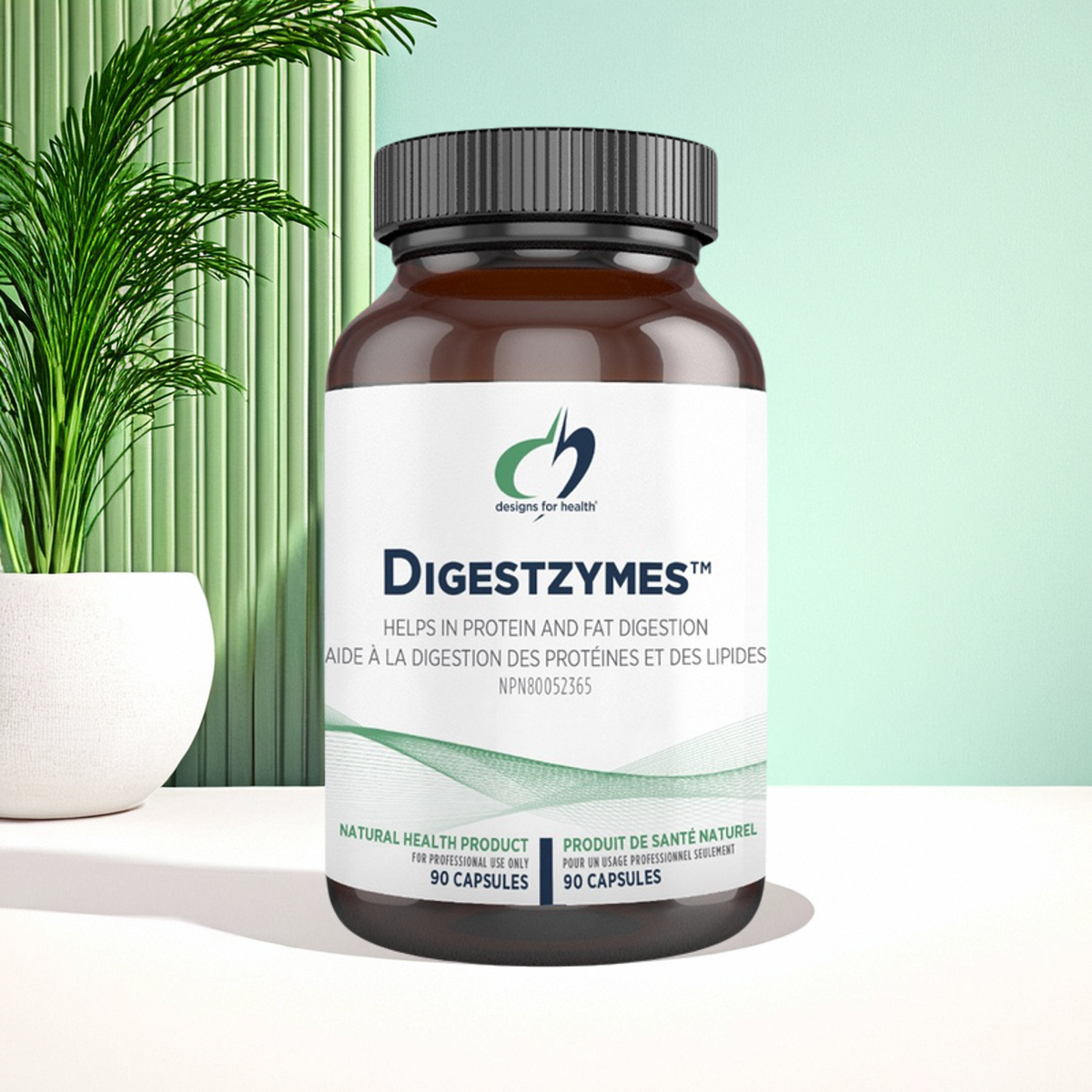 加拿大 DFH 健康设计 Digestzymes 消化酶+盐酸甜菜碱 分解麸质