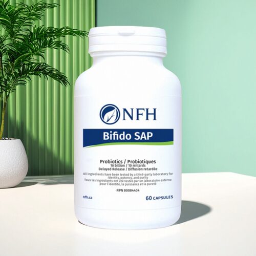加拿大 NFH Bifido SAP 双歧杆益生菌 胃肠道健康 免疫调节 60粒