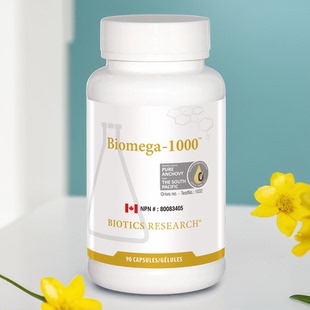 高浓度鱼油 加拿大Biotics 1000 BioMega 专业品质 Research