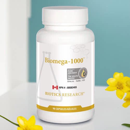 现货 加拿大Biotics Research BioMega-1000 高浓度鱼油 专业品质