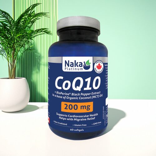 加拿大 Naka CoQ10 200mg 辅酶 Q10 泛醌 心血管健康支持 高吸收