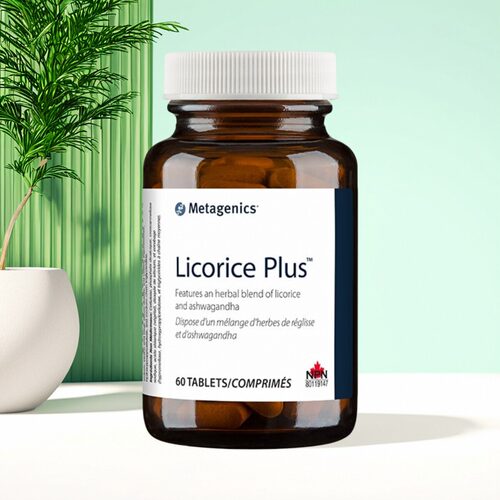 加拿大Metagenics 麦特金尼斯 Licorice Plus 甘草 南非醉茄 草本