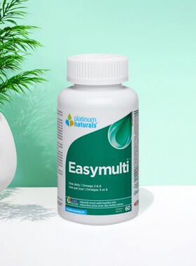 加拿大 Platinum Naturals Easymulti 成人每日 全谱维生素矿物质