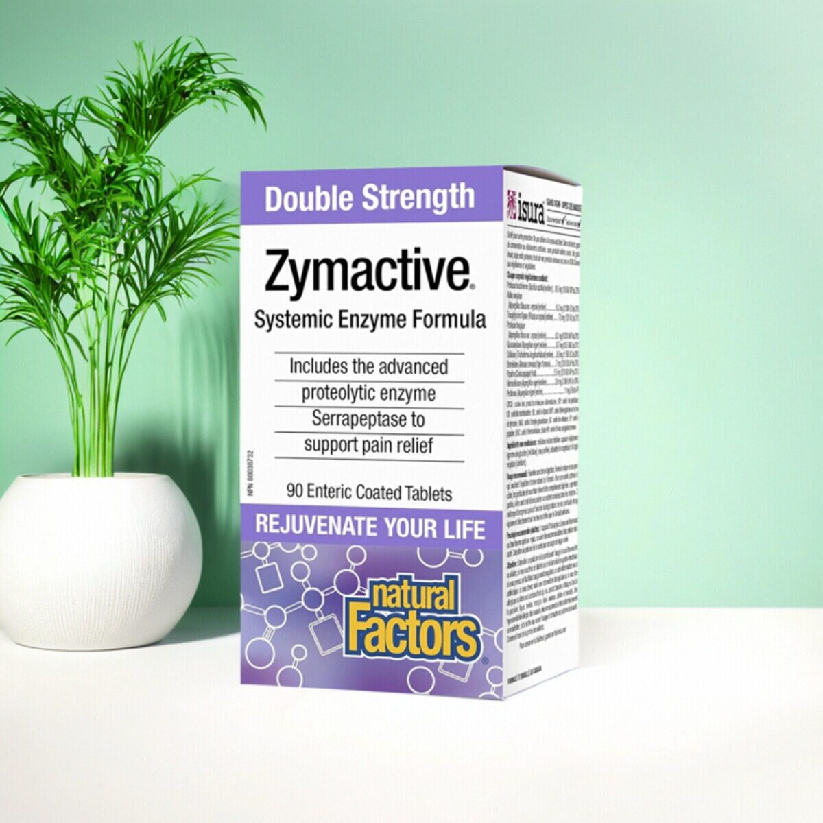 现货 加拿大 Natural Factors Zymactive 全身水解蛋白酶 内吸酶
