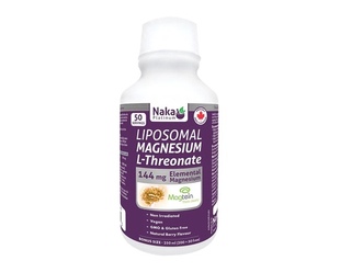 加Naka Liposomal Magnesium L-Threonate脂质体苏酸镁代谢250ml