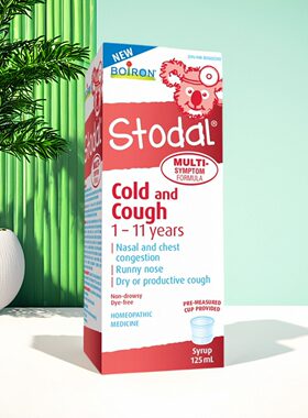 加拿大 Boiron Stodal 儿童舒缓咳嗽糖浆 多种症状 天然顺势疗法