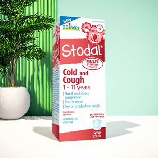 加拿大 Boiron Stodal 儿童舒缓咳嗽糖浆 多种症状 天然顺势疗法