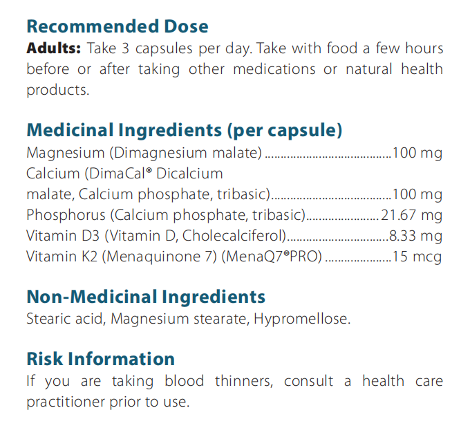 加拿大Ortho Molecular Products OsteoBase 强健骨骼 高效钙吸收