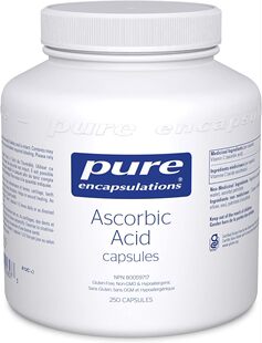 加拿大Pure Ascorbic Acid 抗坏血酸维生素C胶囊 维护骨骼健康