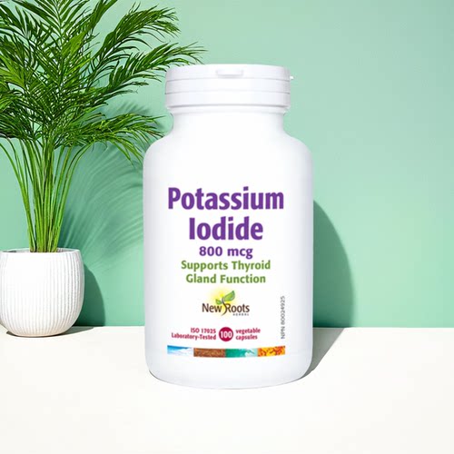现货 加拿大 NewRoots Potassium Iodide 碘化钾  甲状腺健康支持
