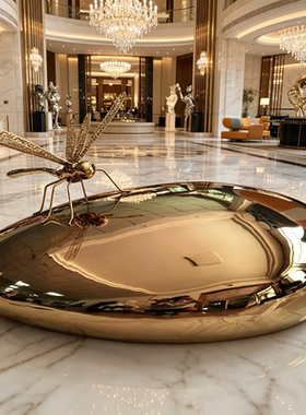 接来图定制不锈钢玻璃钢景观雕塑
