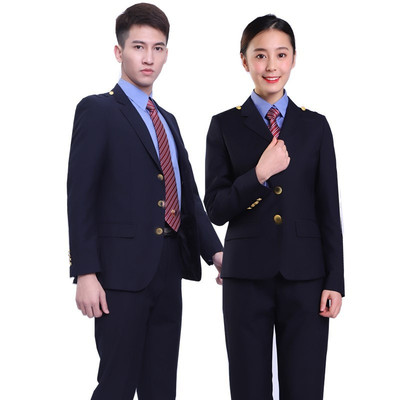2025款铁路制服女士藏青色西服外套装职业装男工作服铁路新式路服