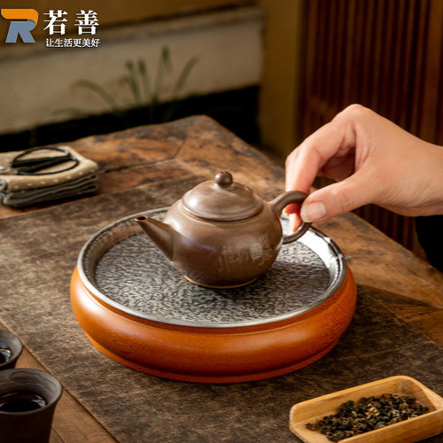 电木壶承干泡台储水式茶盘
