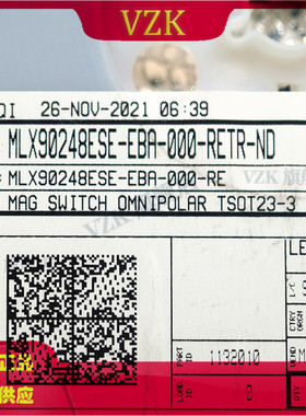MLX90248ESE-EBA-000-RE 封装SOT23-3 传感器变送器磁性传感器