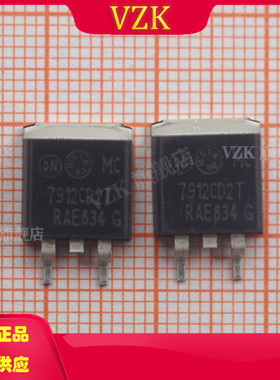 MC7912CD2TG 封装TO-263 集成电路IC电源管理PMIC稳压器 - 线性