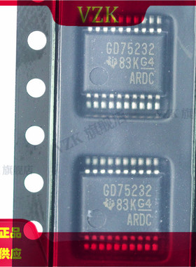 GD75232DBR SSOP20 RS-232接口 线路驱动器/接收器类型