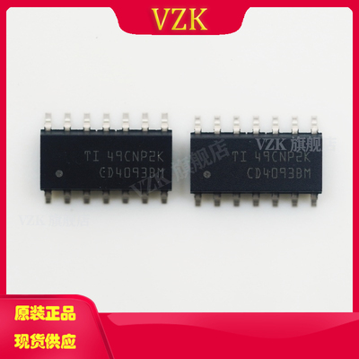 CD4093BM96丝印CD4093BM封装SOIC-14逻辑门IC芯片线性稳压器