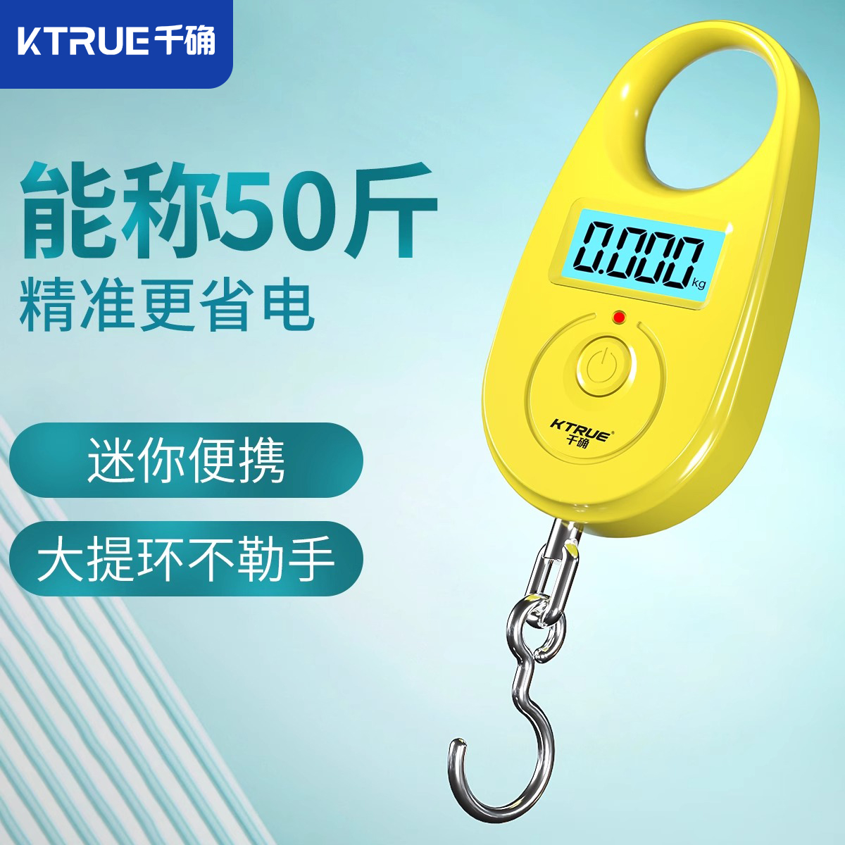 高精度手提电子秤便携式弹簧称准