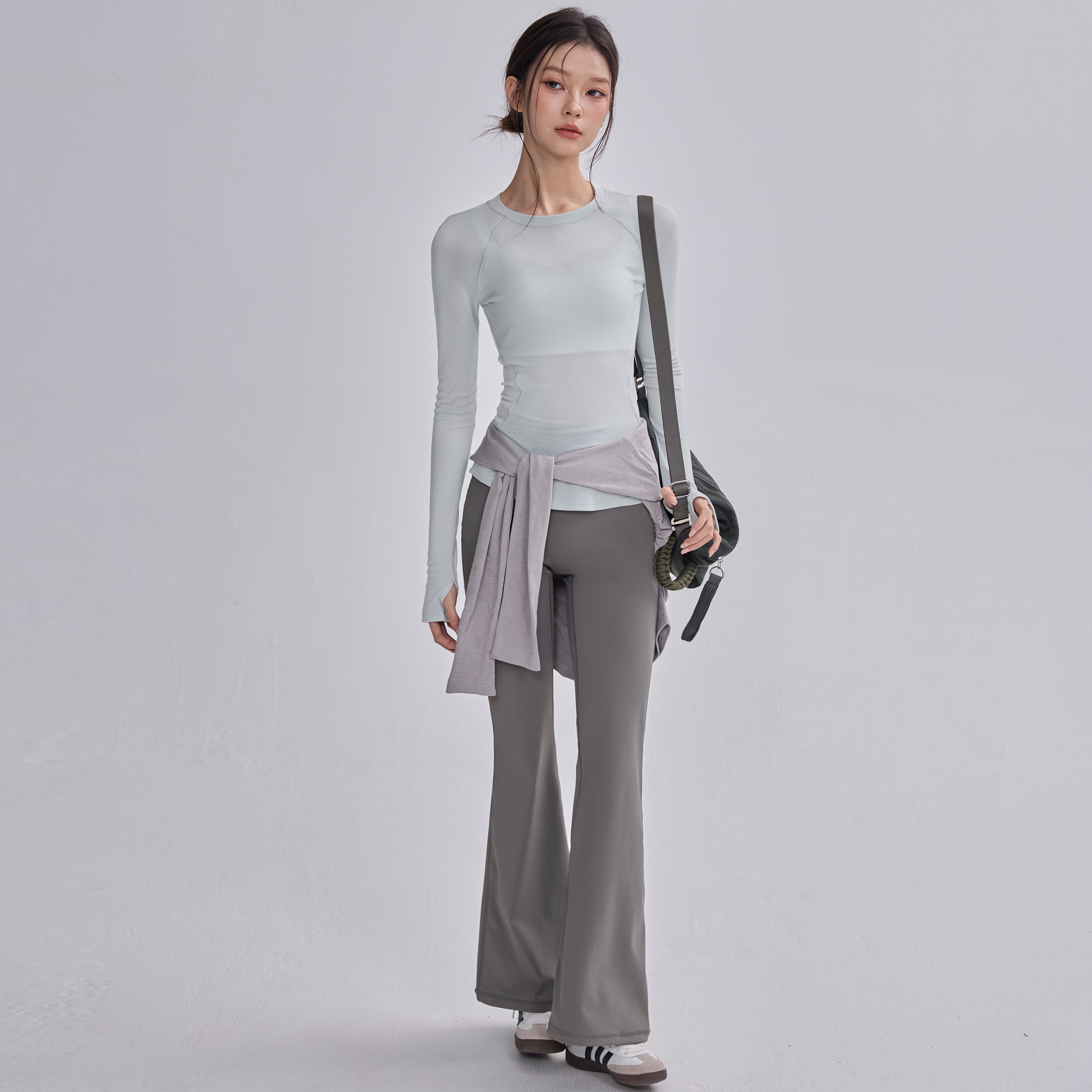 莱赛尔天丝健身服女速干瑜伽普拉提训练上衣修身显瘦跑步运动长袖,运动服/休闲服装,健身衣,淘宝优惠券,粉丝福利购,淘宝优惠卷