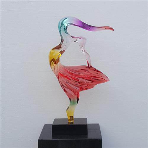 抽象人物树脂雕塑摆件咖啡厅办公室桌面现代轻奢酒柜创意装饰品