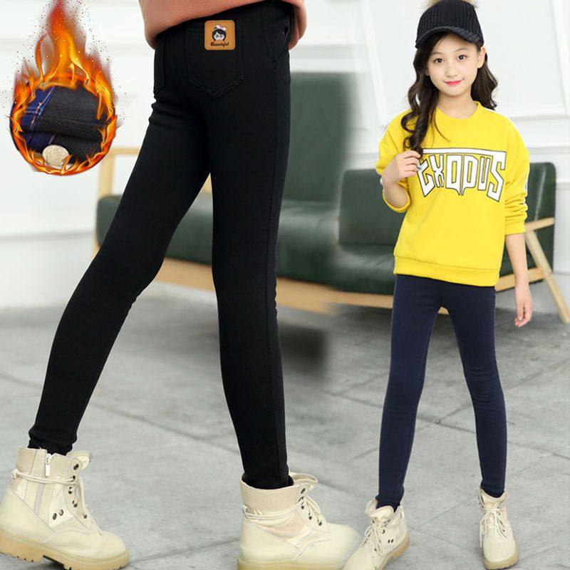 女童加绒裤中大童一体绒打底裤修身儿童铅笔小脚裤保暖加厚保暖,女装/女士精品,打底裤,淘宝优惠券,粉丝福利购,淘宝优惠卷