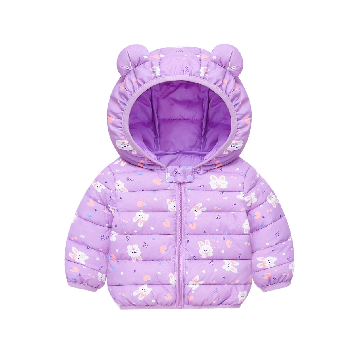 儿童羽绒棉服宝宝秋冬轻薄外套女童冬装男童棉袄婴儿保暖中小童潮